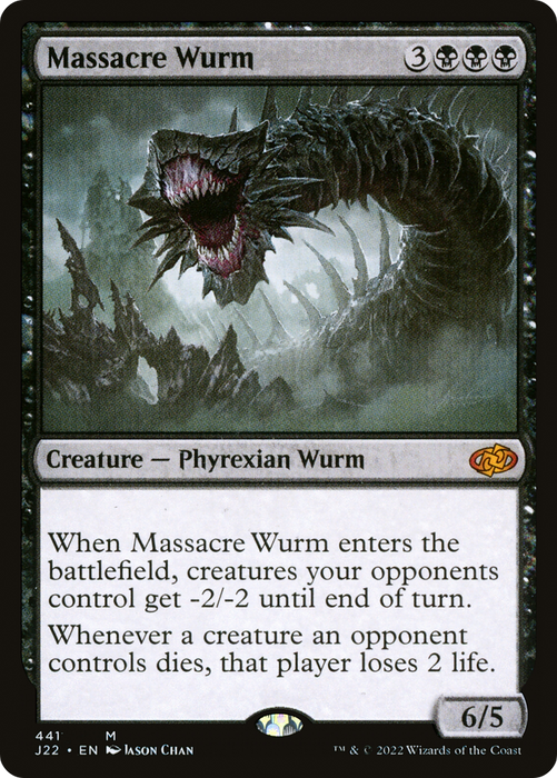 Massacre Wurm (J22-441) - mythic