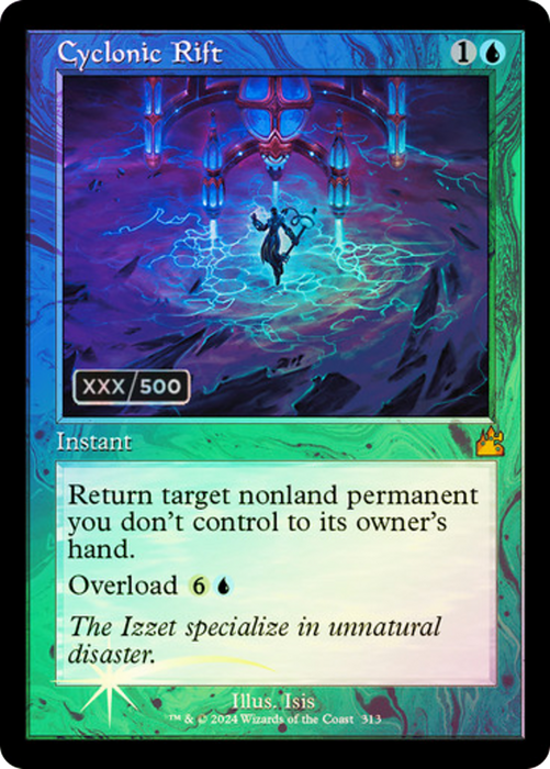 Cyclonic Rift (RVR-313Z) - mythic - Foil