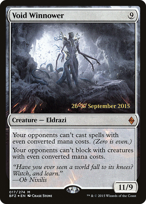 Void Winnower (PRE-17S) - mythic - Foil