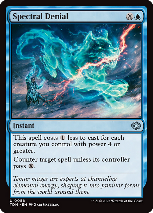 Spectral Denial (TDM-058) - uncommon - Foil