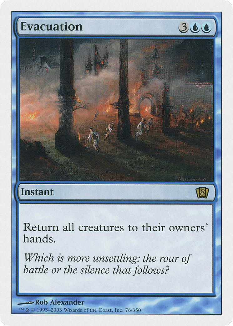 Evacuation (8ED-076) - rare