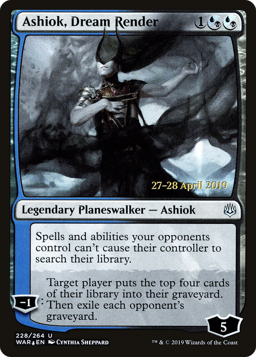Ashiok, Dream Render (PRE-228S) - uncommon - Foil