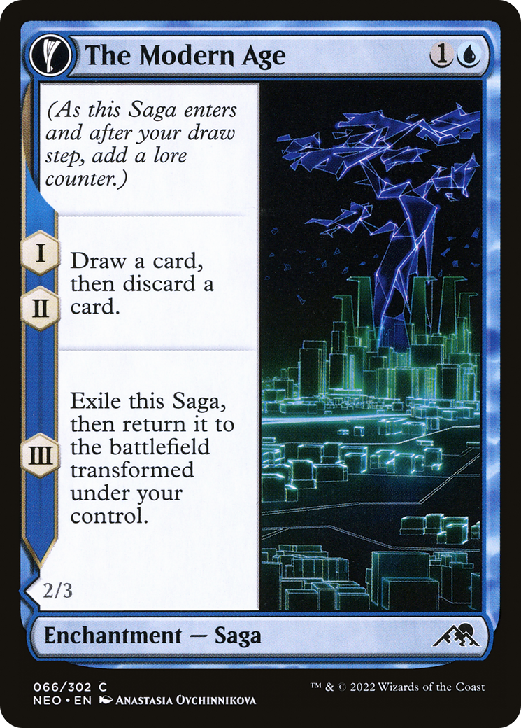 The Modern Age // Vector Glider (NEO-066) - common: (fandfc, enchantment)