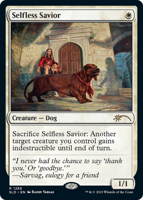 Selfless Savior (SLD-1286) - rare - Foil