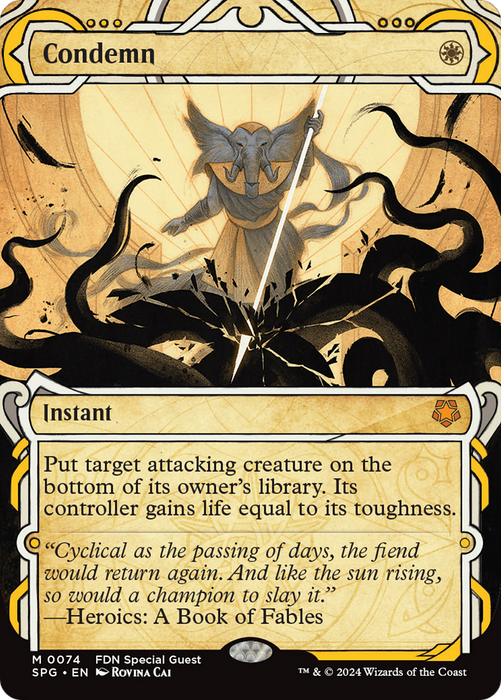 Condemn (SPG-074) - mythic: (Showcase)