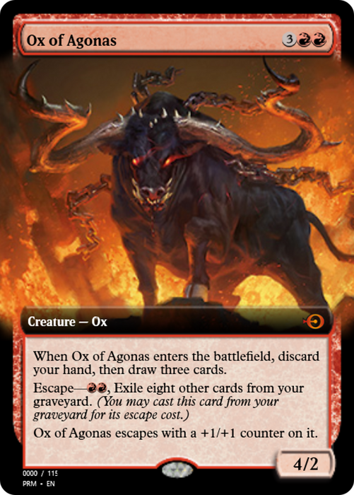 Ox of Agonas (PRM-79943) - mythic