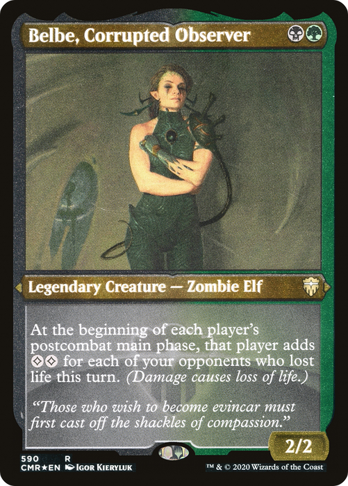 Belbe, Corrupted Observer (CMR-590) - rare - Etched Foil