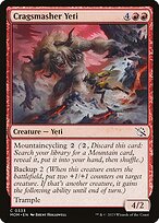 Cragsmasher Yeti (MOM-333) - common - Foil