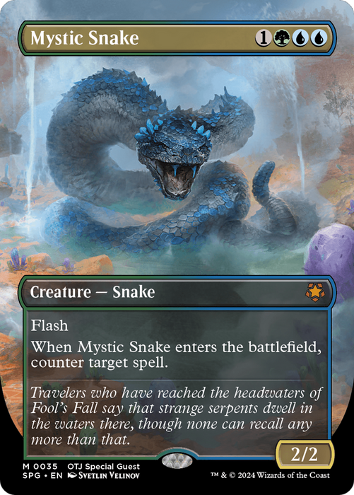 Mystic Snake (SPG-035) - mythic (Borderless)