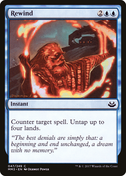 Rewind (MM3-047) - common - Foil