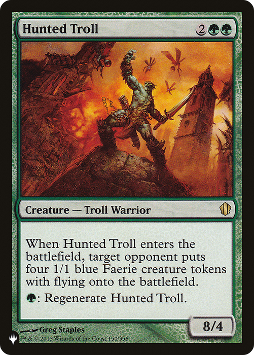 Hunted Troll (LIST-C13-150) - rare
