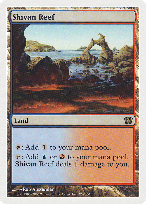 Shivan Reef (9ED-324) - rare