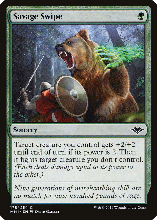 Savage Swipe (MH1-178) - common - Foil