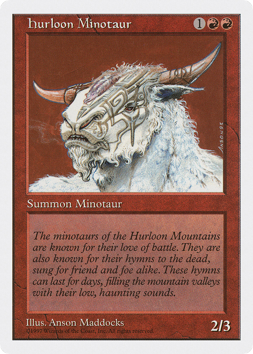 Hurloon Minotaur (5ED-240) - common