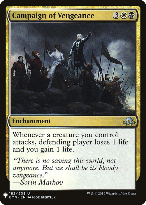 Campaign of Vengeance (LIST-EMN-182) - uncommon