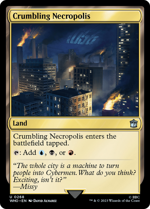 Crumbling Necropolis (WHO-268) - uncommon - Foil