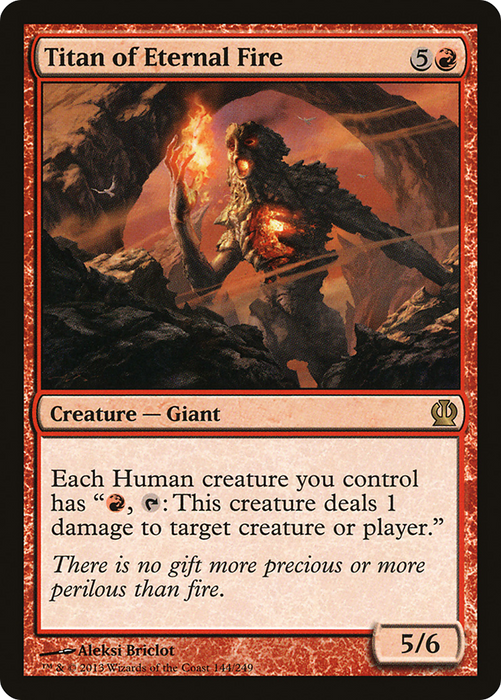 Titan of Eternal Fire (THS-144) - rare