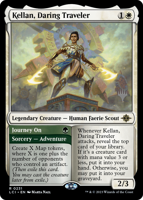 Kellan, Daring Traveler // Journey On (PPLCI-231P) - rare - Foil