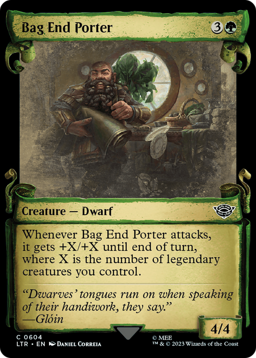 Bag End Porter (LTR-604) - common: (Showcase) - Foil
