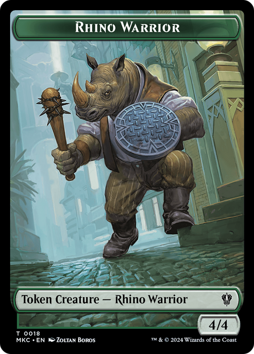 Rhino Warrior (TMKC-018) - common - Foil