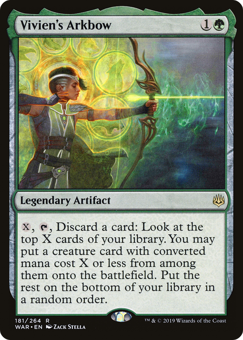 Vivien's Arkbow (WAR-181) - rare - Foil