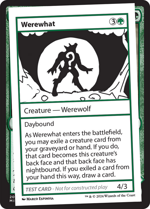 Werewhat (MB2PC-349) - rare