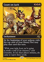 Count on Luck (DFT-457) - rare: (enchantment) - Foil