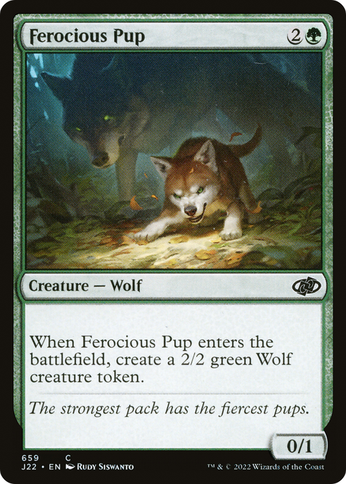 Ferocious Pup (J22-659) - common