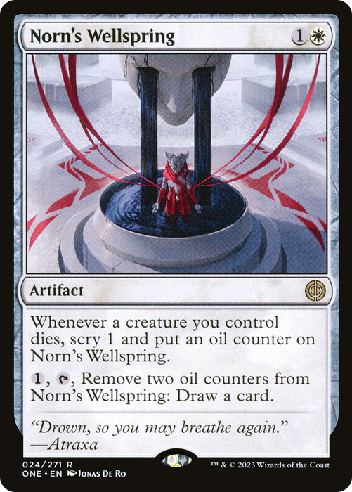 Norn's Wellspring (ONE-024) - rare - Foil