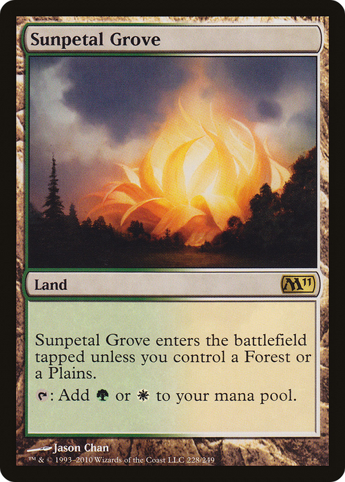 Sunpetal Grove (M11-228) - rare - Foil