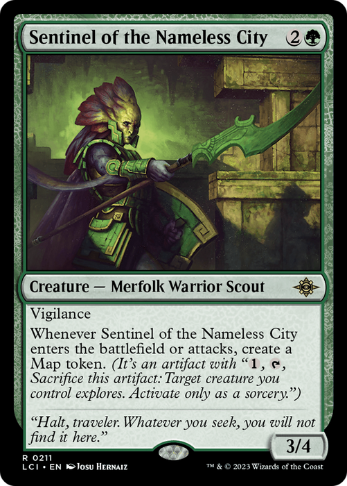 Sentinel of the Nameless City (LCI-211) - rare