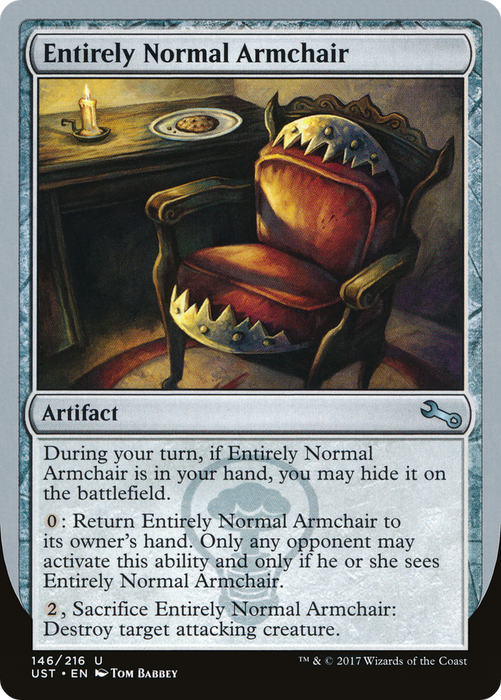 Entirely Normal Armchair (UST-146) - uncommon - Foil
