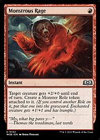 Monstrous Rage (WOE-142) - uncommon