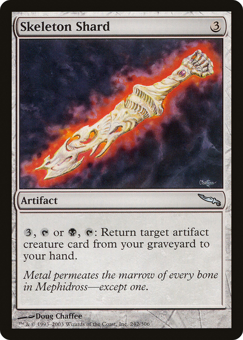 Skeleton Shard (MRD-242) - uncommon - Foil