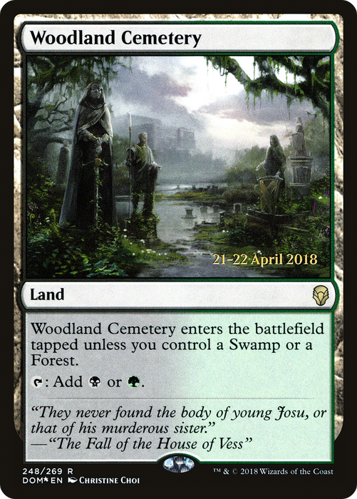 Woodland Cemetery (PRE-248S) - rare - Foil