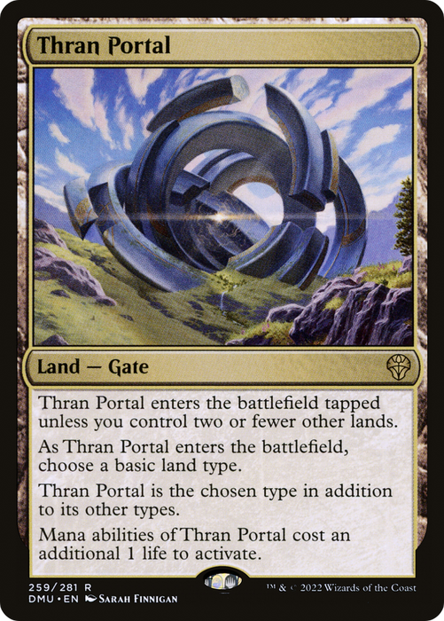 Thran Portal (DMU-259) - rare - Foil