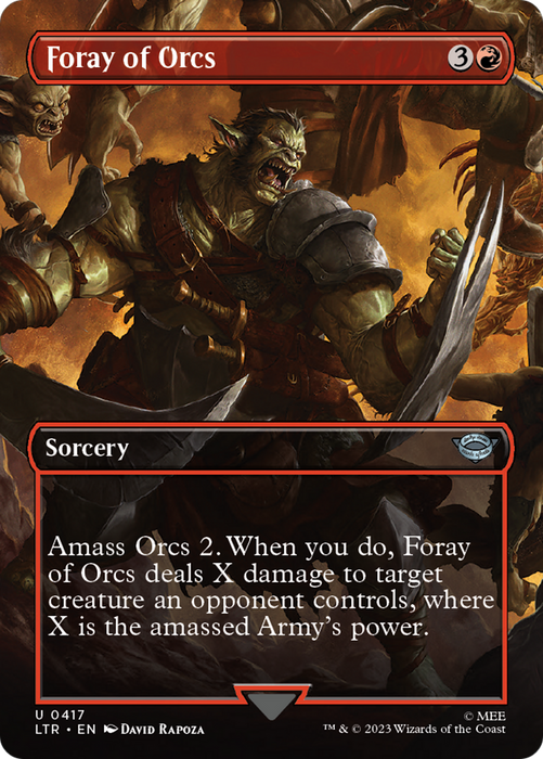 Foray of Orcs (LTR-417) - uncommon (Borderless)