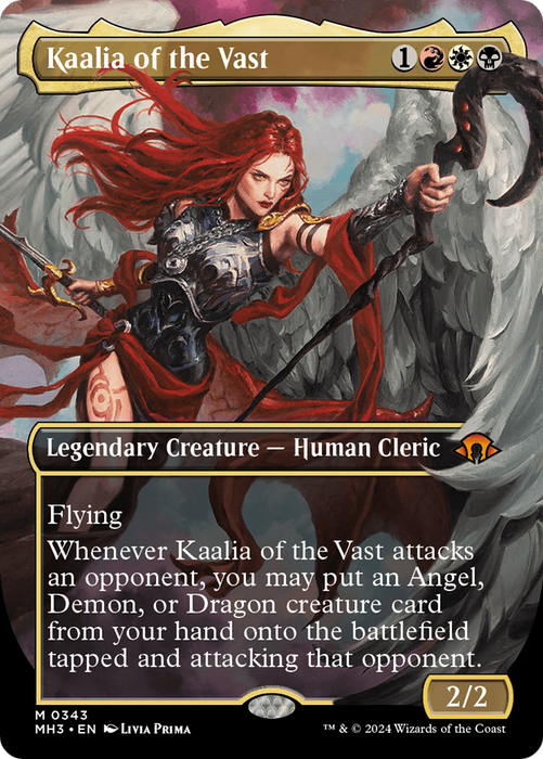 Kaalia of the Vast (MH3-343) - mythic (Borderless) - Foil