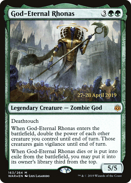 God-Eternal Rhonas (PRE-163S) - mythic - Foil