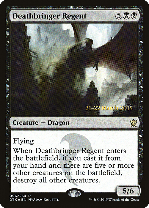 Deathbringer Regent (PRE-96S) - rare - Foil
