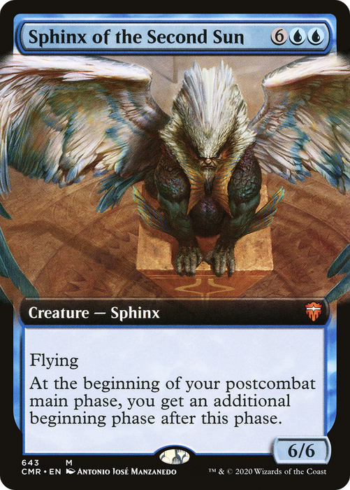 Sphinx of the Second Sun (CMR-643) - mythic: (Extended Art)