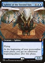Sphinx of the Second Sun (CMR-643) - mythic: (Extended Art) - Foil