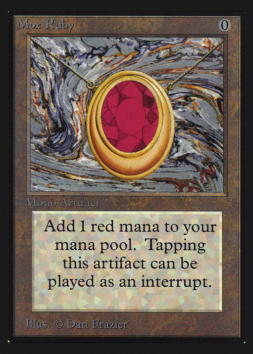 Mox Ruby (IED-265) - rare