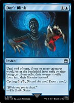 Don't Blink (WHO-040) - uncommon - Foil