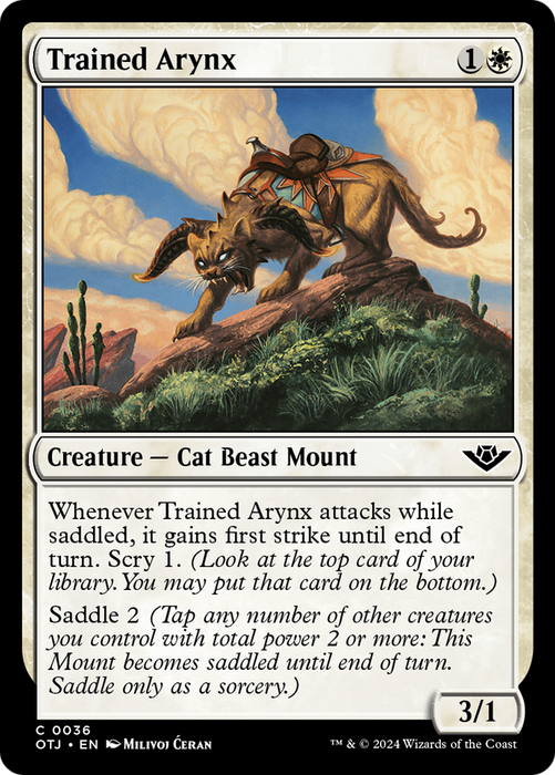 Trained Arynx (OTJ-036) - common - Foil