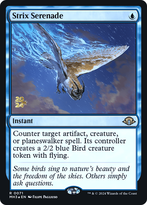 Strix Serenade (PRE-71S) - rare - Foil
