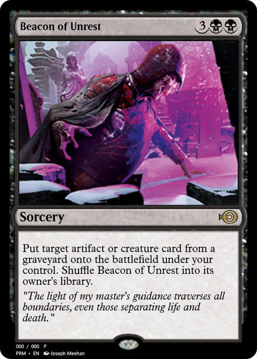 Beacon of Unrest (PRM-62519) - rare - Foil