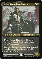 Jirina, Dauntless General (MAT-132) - rare - Etched Foil