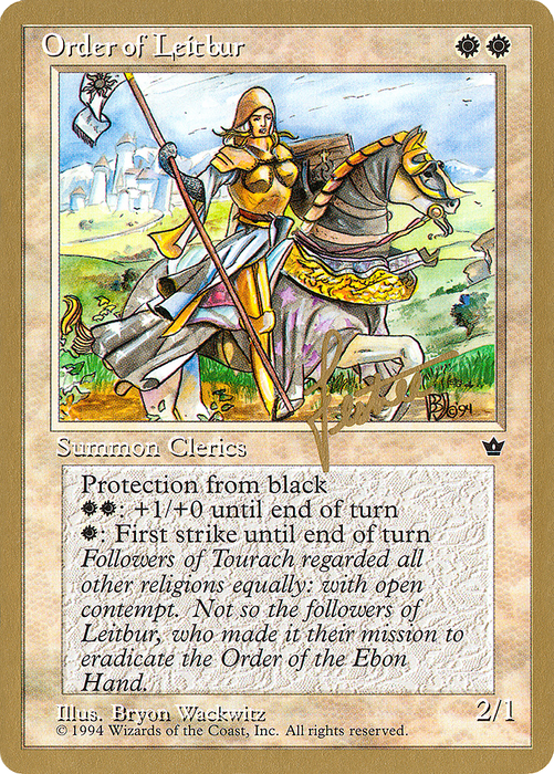 Order of Leitbur (WCD-BL16A) - common