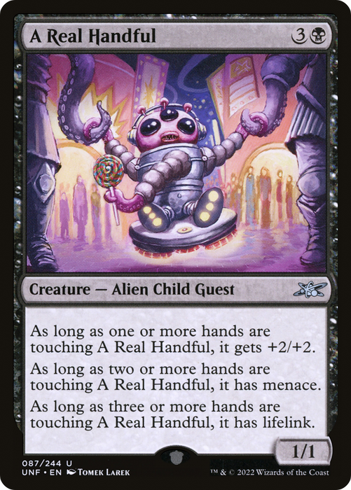 A Real Handful (UNF-087) - uncommon - Foil